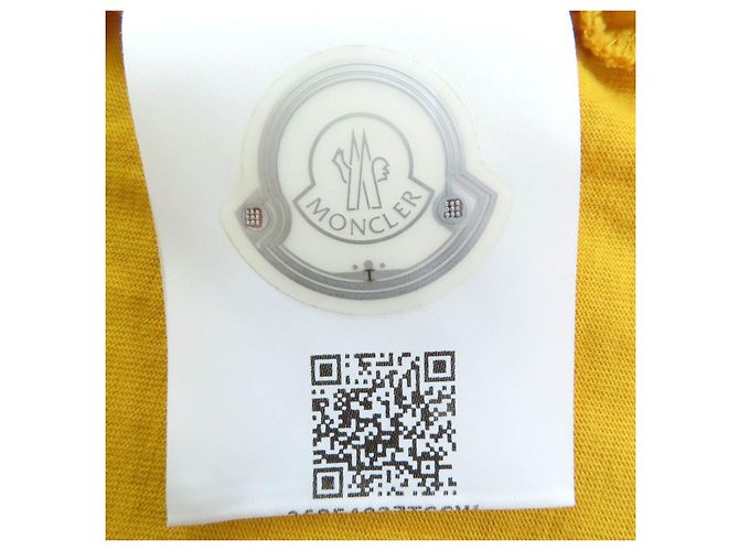 Camiseta de algodón Moncler Amarillo Mostaza - vista 8