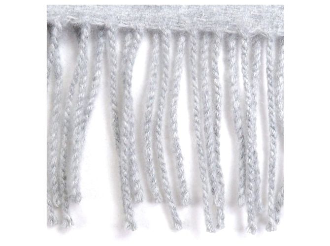 Sciarpa in cashmere Hermès Neo-Rocabar Marrone Grigio - vista 5