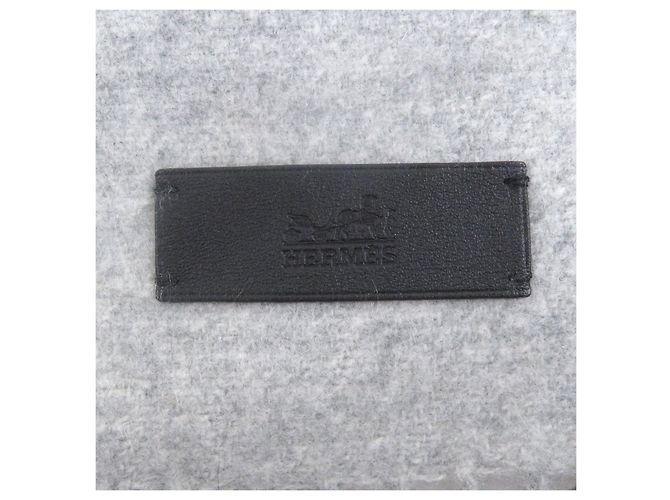 Sciarpa in cashmere Hermès Neo-Rocabar Marrone Grigio - vista 6