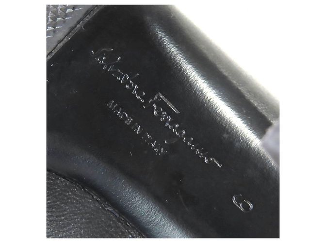 Botines de piel Joan Gancini Salvatore Ferragamo Negro - vista 12