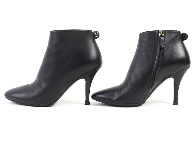 Botines de piel Joan Gancini Salvatore Ferragamo Negro - vista 3