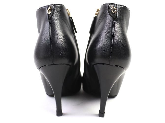 Botines de piel Joan Gancini Salvatore Ferragamo Negro - vista 6