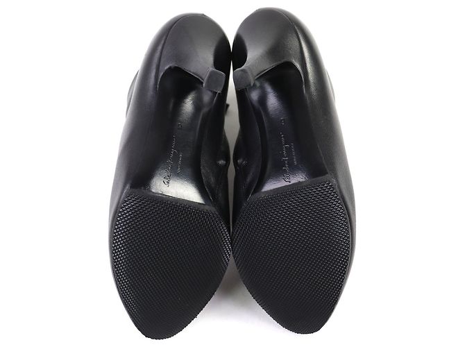 Botines de piel Joan Gancini Salvatore Ferragamo Negro - vista 8
