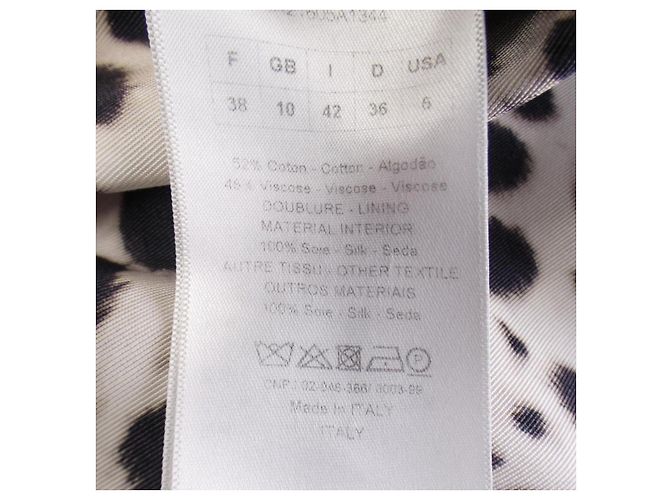 Christian Dior Kleid Schwarz Weiß - Ansicht 3