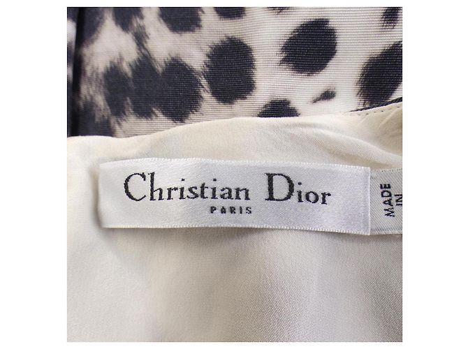 Christian Dior Kleid Schwarz Weiß - Ansicht 4