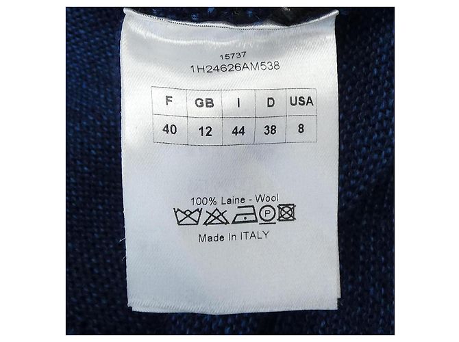 Christian Dior Kleid Blau Marineblau - Ansicht 3