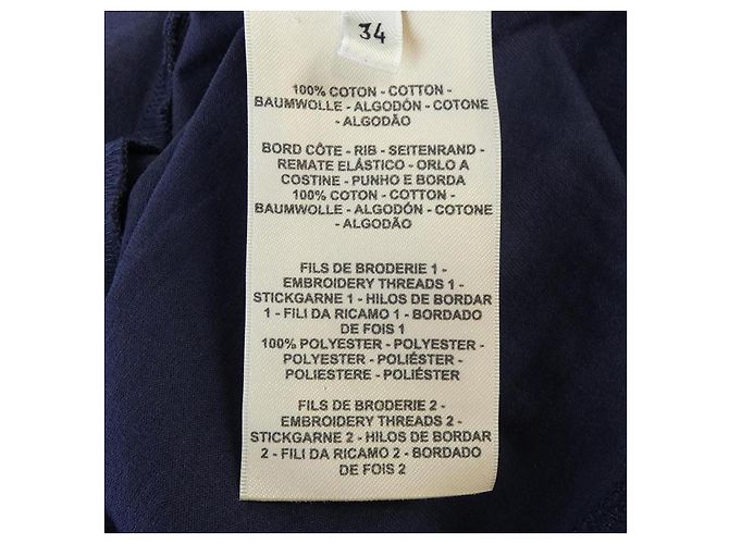 Hermès Abito tagliato Hermes Blu Blu navy - vista 3
