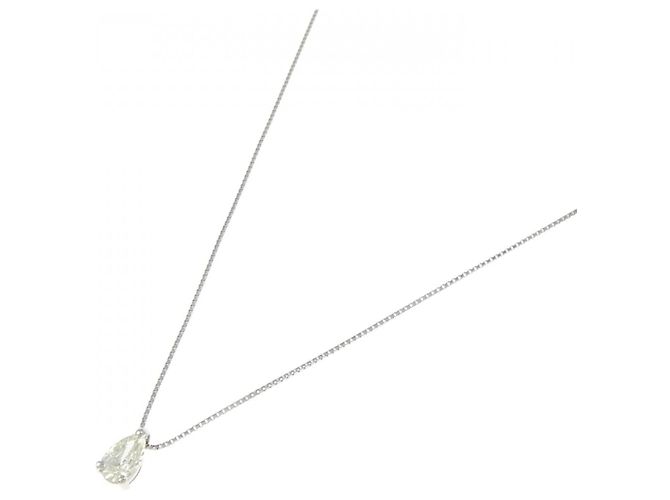 Autre Marque Collana di Diamanti PT900 PT850 Argento - vista 2