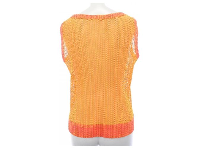 Autre Marque Top de punto PLEATS PLEASE Rosa Naranja - vista 2