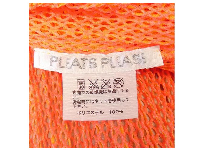 Autre Marque Top de punto PLEATS PLEASE Rosa Naranja - vista 3