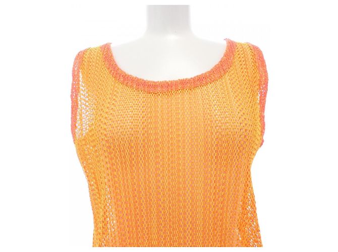 Autre Marque Top de punto PLEATS PLEASE Rosa Naranja - vista 4