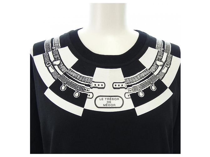 Hermès Vestido cortado Hermes Negro - vista 5