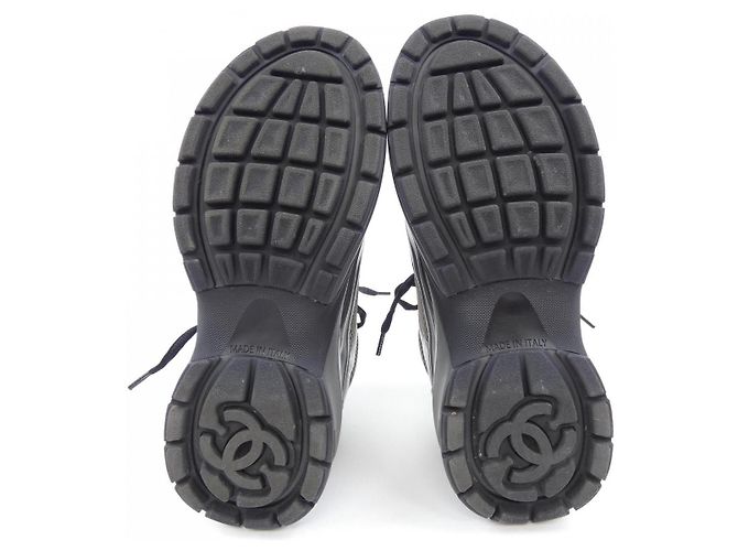 Timeless Sneakers Chanel Marrone Argento Rosso Beige - vista 4