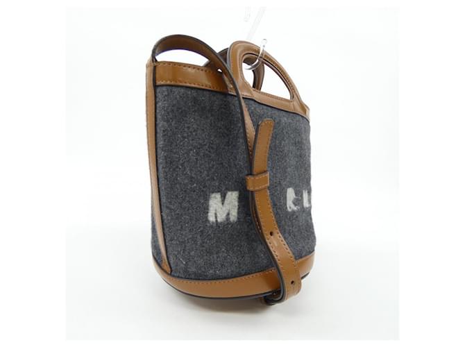 Borsa Marni SCMP0056Q4 Marrone - vista 2