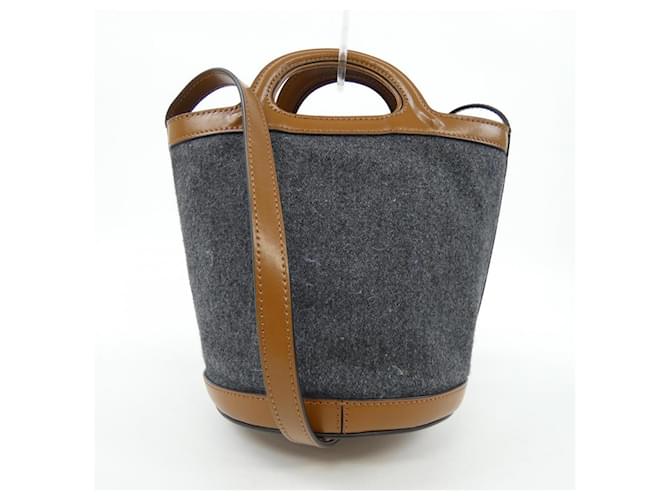 Borsa Marni SCMP0056Q4 Marrone - vista 3