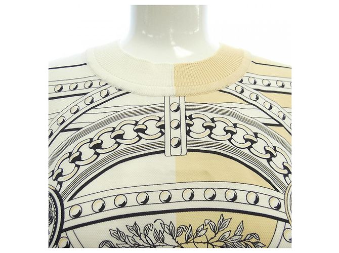 Hermès Twill-Kleid HERMES GRAND TRALALA Beige - Ansicht 5