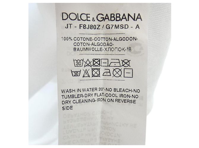 Dolce & Gabbana Camiseta Dolce&Gabbana Blanco - vista 3