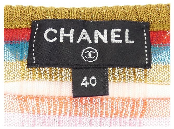 Timeless Top de punto Chanel Multicolor - vista 5