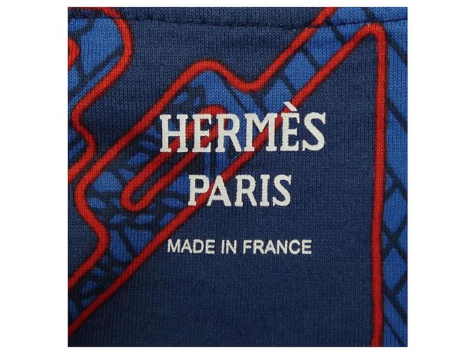 Hermès Camiseta de algodão Hermes Azul - vista 4