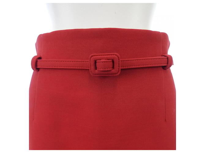 Falda Christian Dior Roja - vista 5