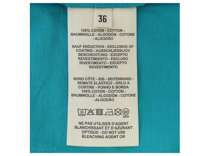 Camiseta de algodón Hermès Cartouche Verde - vista 3