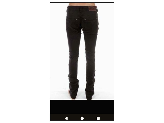 Autre Marque Replay Blondy Vaqueros Slim Negros - vista 2