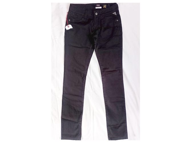 Autre Marque Replay Blondy Vaqueros Slim Negros - vista 3