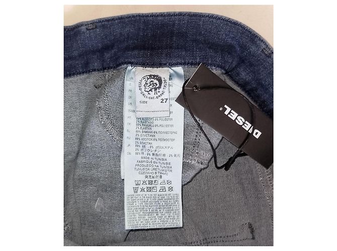 Diesel Livier S vaqueros super slim cintura baja stretch Azul - vista 5