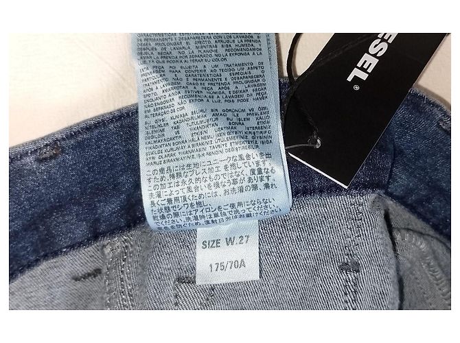 Diesel Livier S vaqueros super slim cintura baja stretch Azul - vista 7