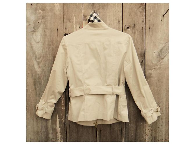 Burberry Mini Trench Algodón Beige - vista 10