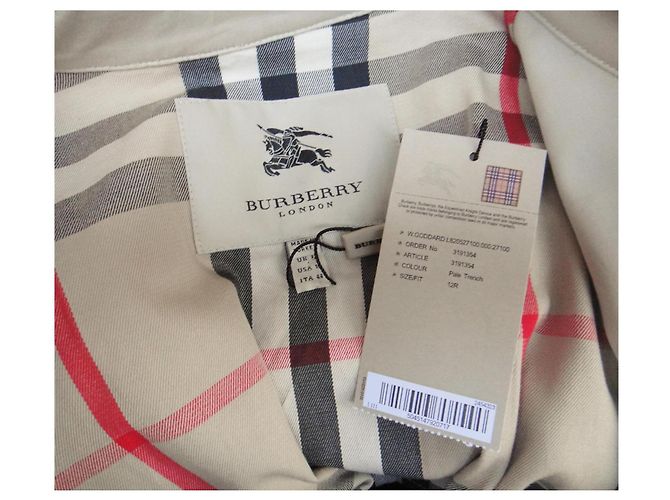 Burberry Mini Trench Algodón Beige - vista 13