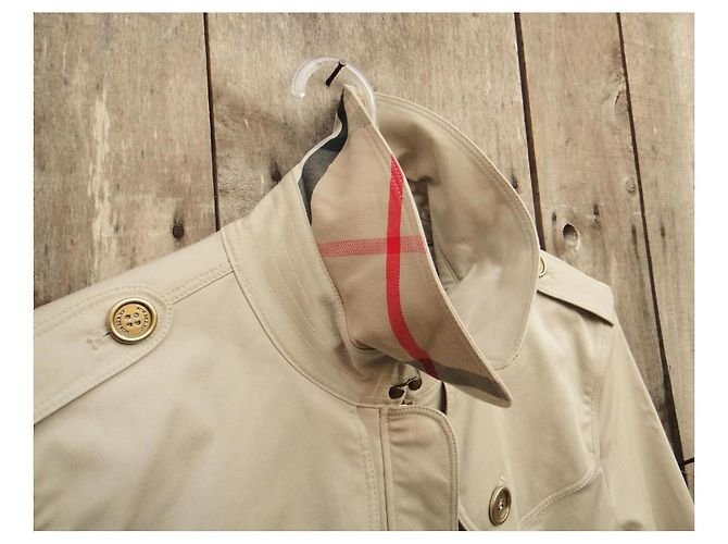 Burberry Mini Trench Algodón Beige - vista 6