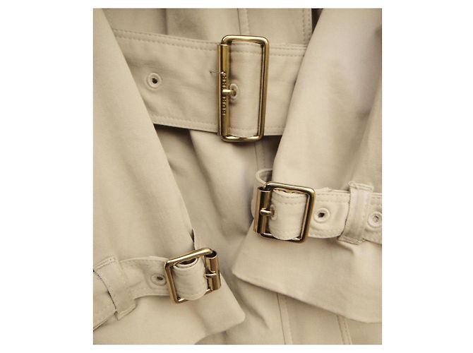 Burberry Mini Trench Algodón Beige - vista 8