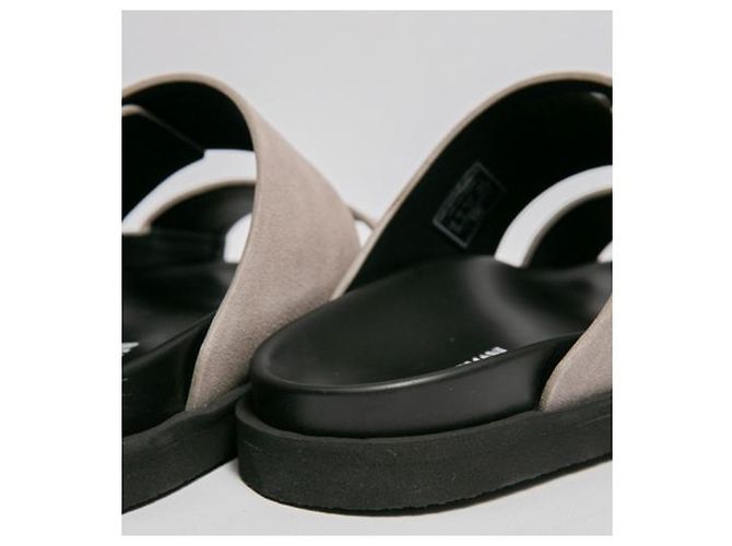 Sandali Emporio Armani in camoscio beige da uomo - vista 2
