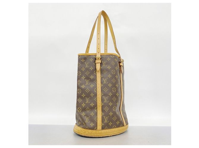 Borsa Tote Louis Vuitton Monogram Bucket GM Marrone - vista 2