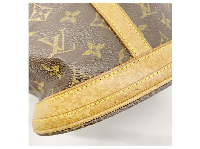 Borsa Tote Louis Vuitton Monogram Bucket GM Marrone - vista 6