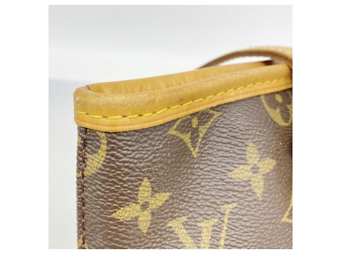 Borsa Tote Louis Vuitton Monogram Bucket GM Marrone - vista 7