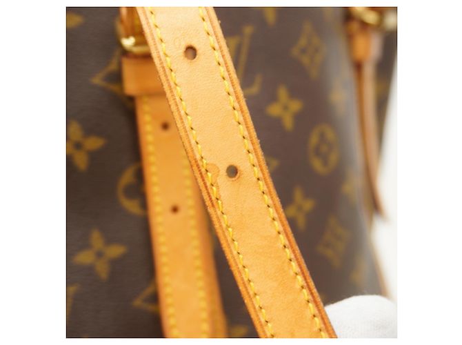 Borsa Tote Louis Vuitton Monogram Bucket GM Marrone - vista 7