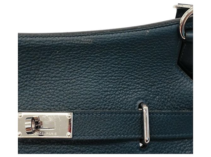 Hermès Bolso de hombro Hermes Jypsiere 34 Azul marino - vista 10