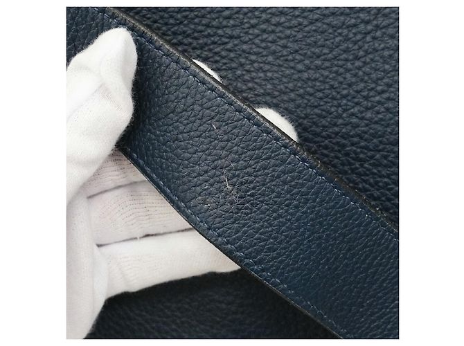 Hermès Bolso de hombro Hermes Jypsiere 34 Azul marino - vista 12