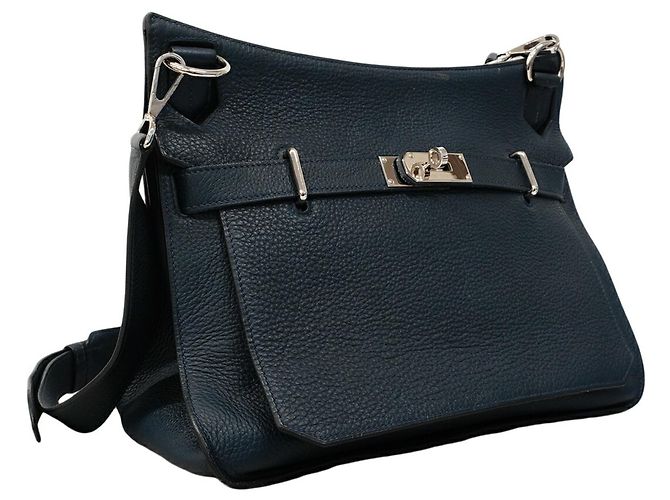 Hermès Bolso de hombro Hermes Jypsiere 34 Azul marino - vista 2