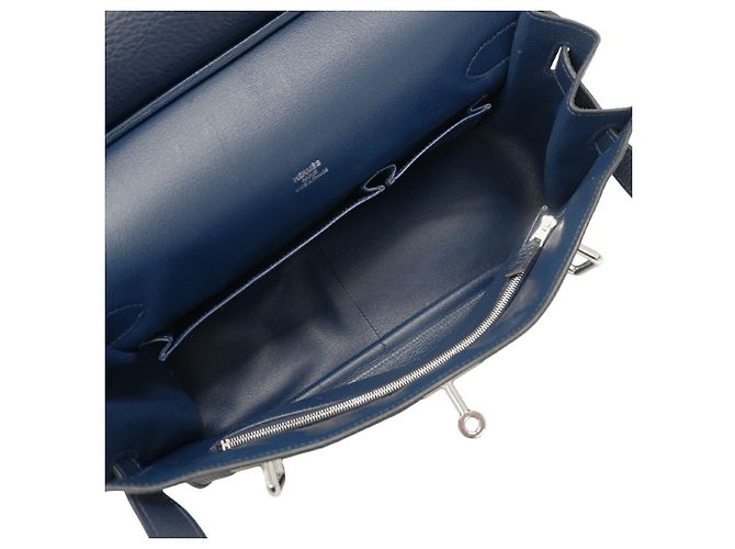 Hermès Bolso de hombro Hermes Jypsiere 34 Azul marino - vista 4