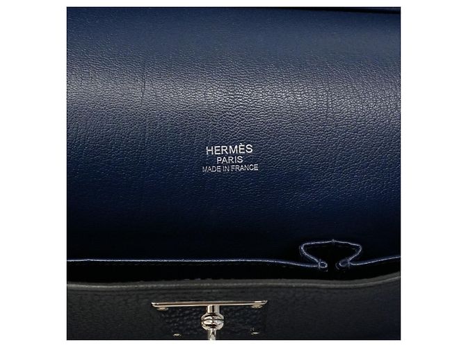 Hermès Bolso de hombro Hermes Jypsiere 34 Azul marino - vista 5