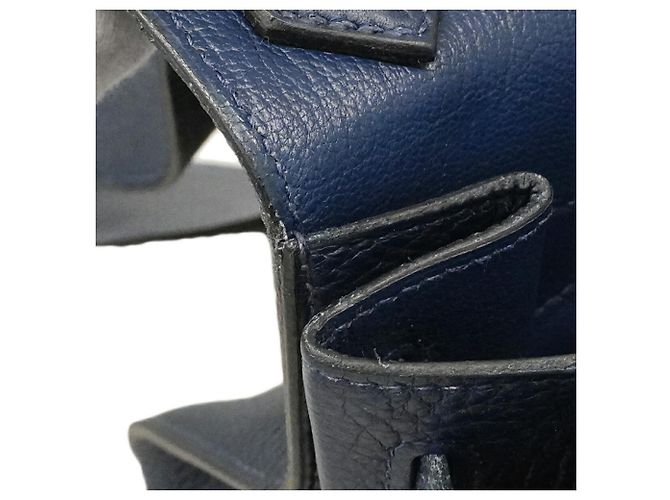 Hermès Bolso de hombro Hermes Jypsiere 34 Azul marino - vista 7
