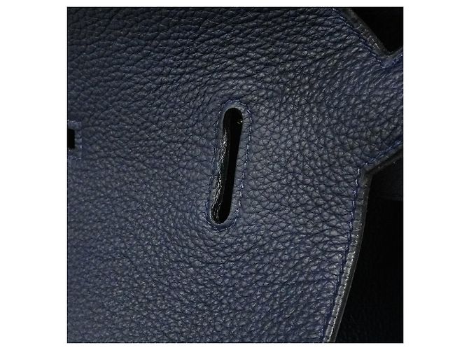 Hermès Bolso de hombro Hermes Jypsiere 34 Azul marino - vista 9