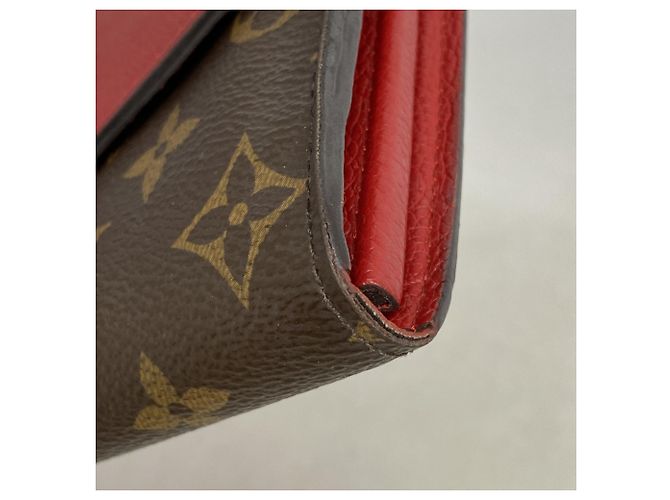 Louis Vuitton Monogram Portefeuille Pallas Long Wallet Castaño Fucsia - vista 6