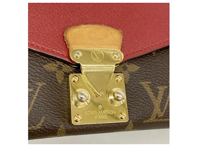 Louis Vuitton Monogram Portefeuille Pallas Long Wallet Castaño Fucsia - vista 8
