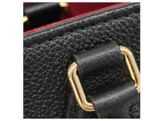 Borsa Tote Louis Vuitton Monogram Empreinte Bicolor OnTheGo MM Nero Beige - vista 11