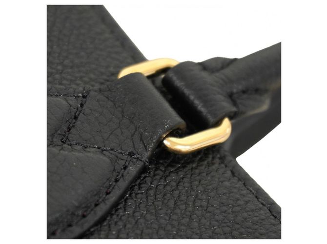 Borsa Tote Louis Vuitton Monogram Empreinte Bicolor OnTheGo MM Nero Beige - vista 8