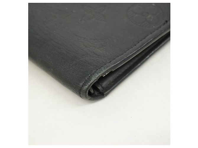 Portafoglio lungo Louis Vuitton Monogram Shadow Brazza Nero - vista 5